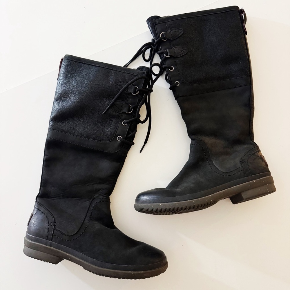 UGG Elsa Leather Boots - Picture 2 of 10